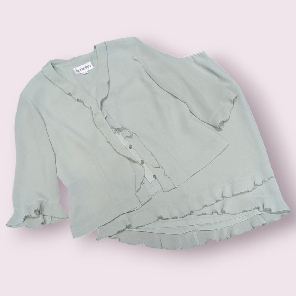 Vintage Mint Blouse/Skirt Set (8)